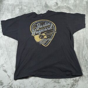 Justin Hayward Shirt Mens XXL‎ Black Spirits Of The Western Sky 2014 Tour Merch